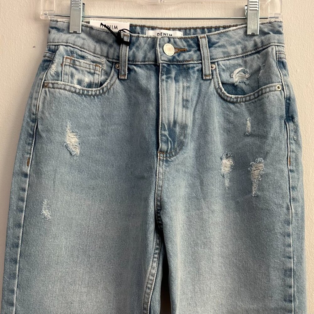 Miss Selfridge Blue Mom Jeans (NWT, W26 Petite)